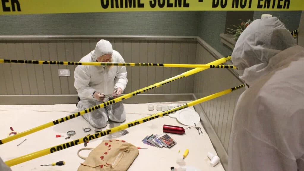 Crime Scene Investigation with Team Building Events